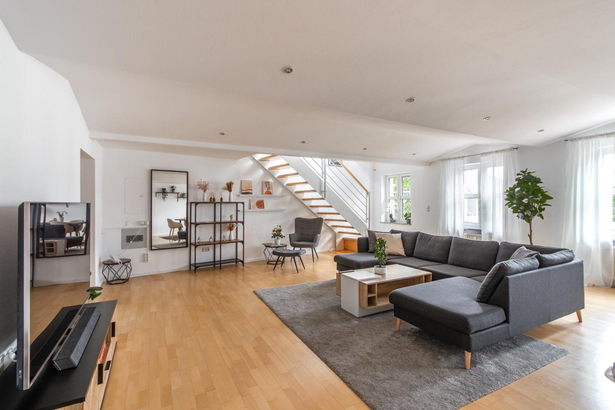 Penthouse-Maisonette - City Center, Highspeed Internet, Garage Вормс Экстерьер фото